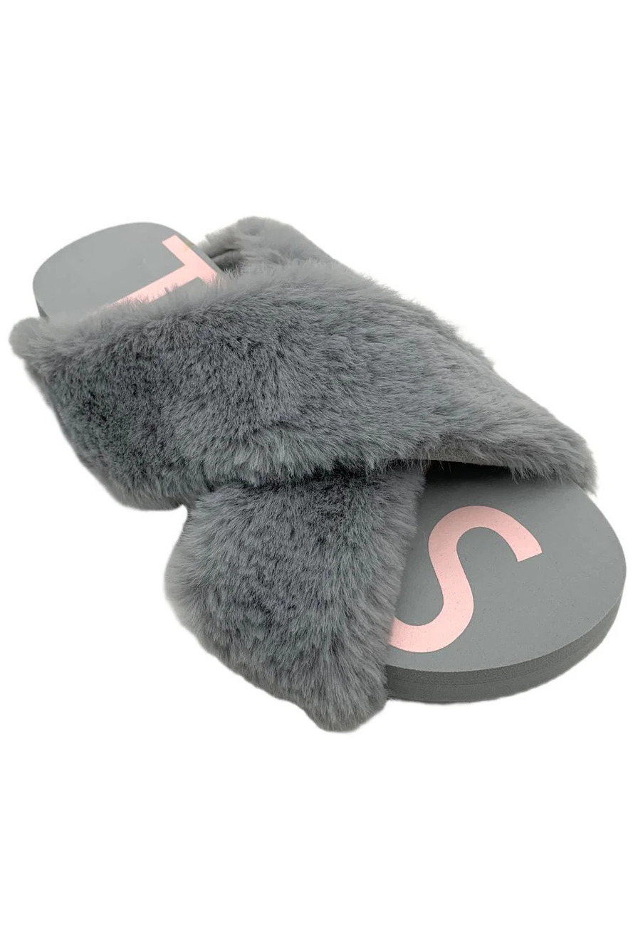 Toms Women's Susie Eva Slippers Mid Gray - Medium